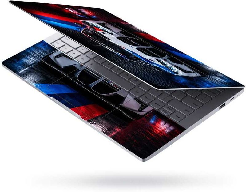 Techfit BMW M Motorcycle Laptop Skin - Image 4