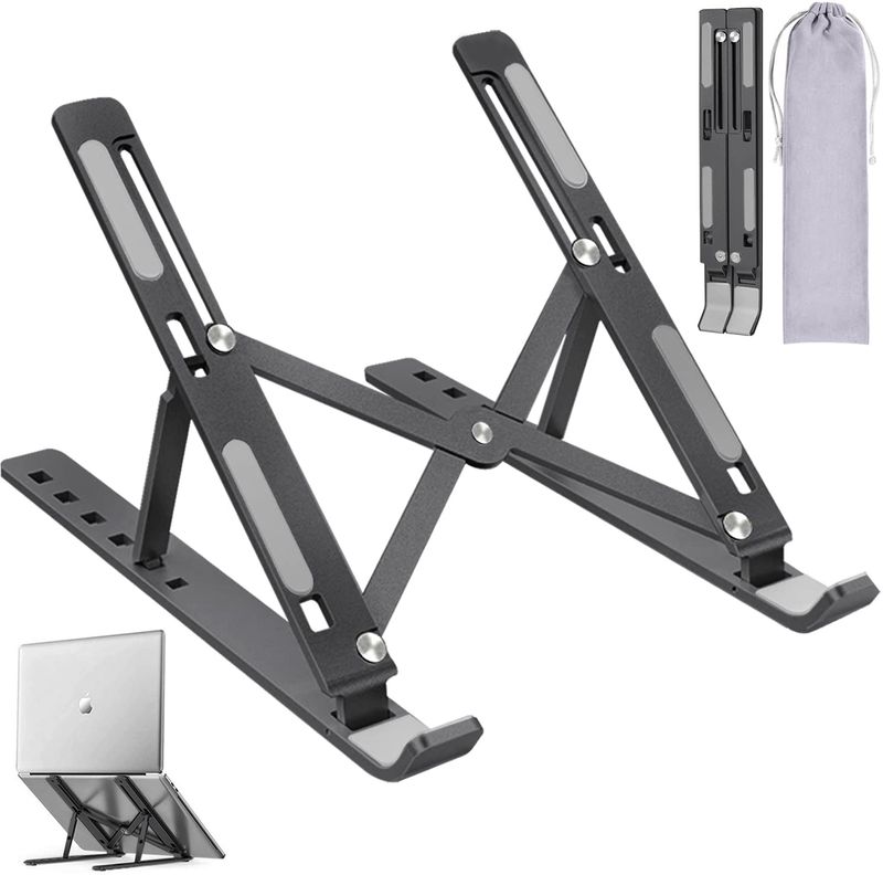 Flipkart SmartBuy Laptop Stand 6 Angles Adjustable Aluminum - Image 2