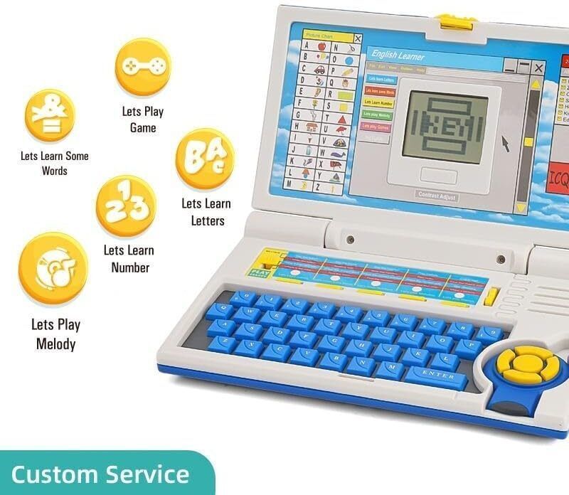 AESGOP Kids Educational Computer (Blue) - Image 3