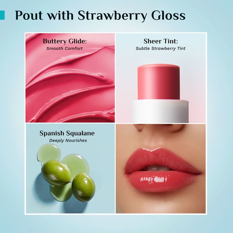Pilgrim Vitamin C Tinted Lip Balm Strawberry - Image 6