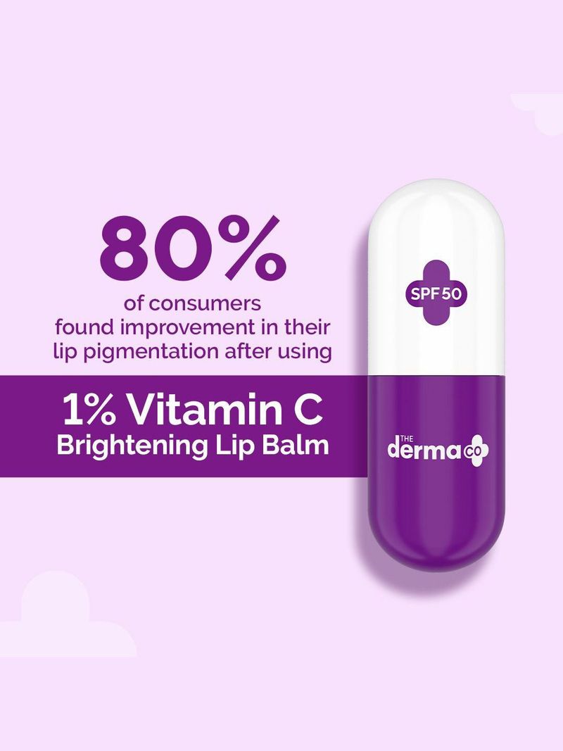The Derma Co 1% Vitamin C Brightening Lip Balm 4.5g - Image 5