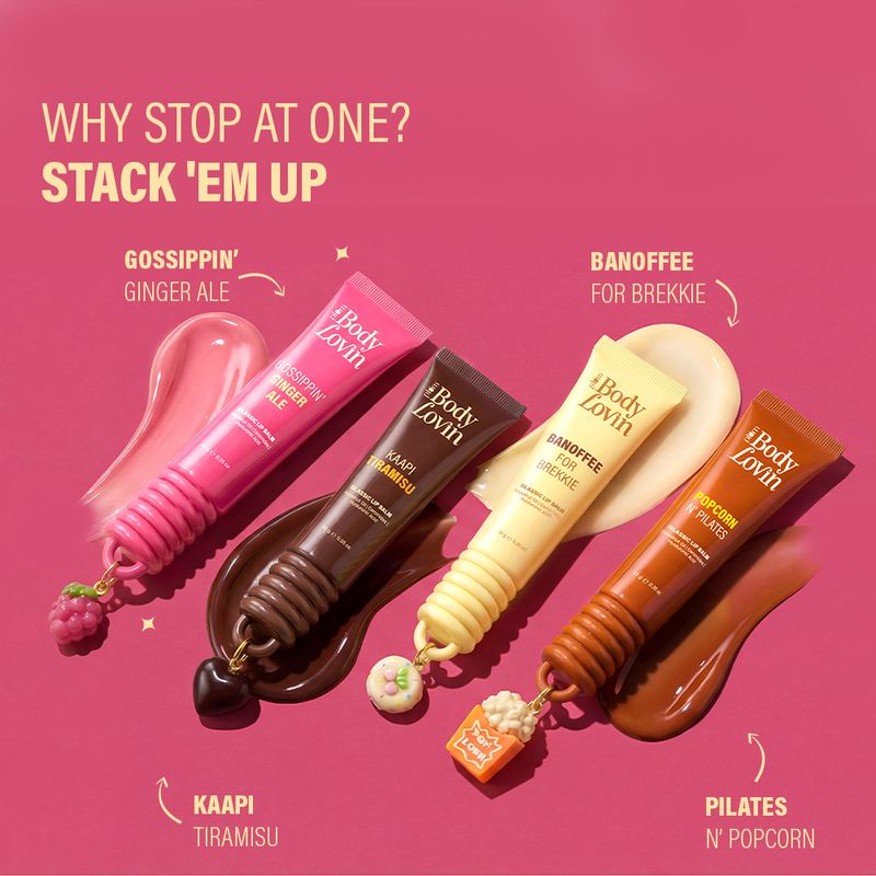 Plum Gossippin’ Ginger Ale Glassic Lip Balm Coral Pink - Image 6