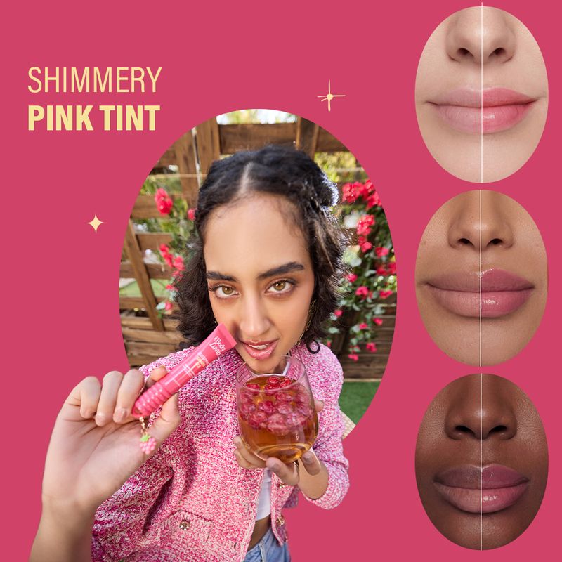 Plum Gossippin’ Ginger Ale Glassic Lip Balm Coral Pink - Image 5