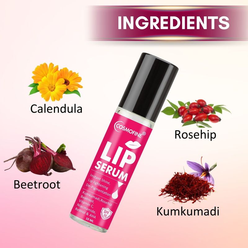 cosmofine Lip Serum Brightens & Reduces Dark Lips - Image 5