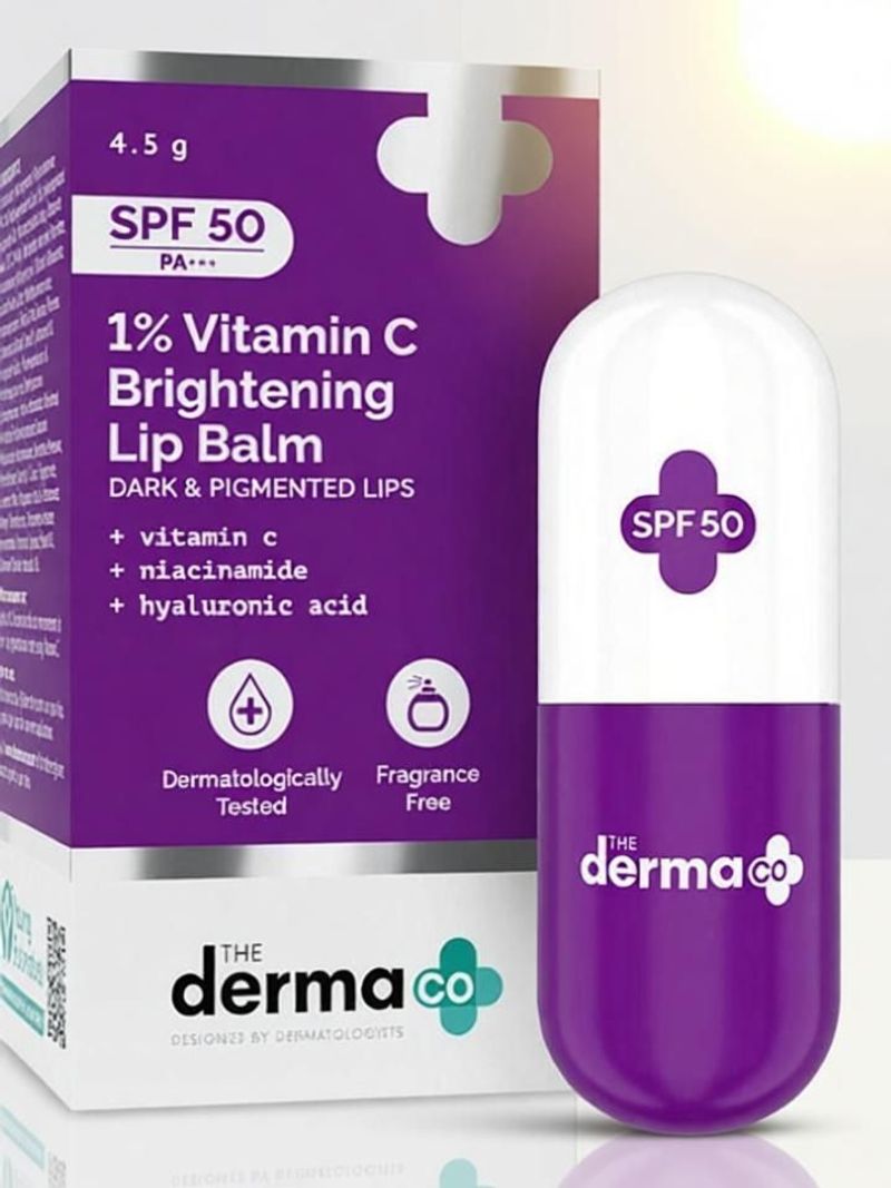 The Derma Co 1% Vitamin C Brightening Lip Balm 4.5g - Image 3