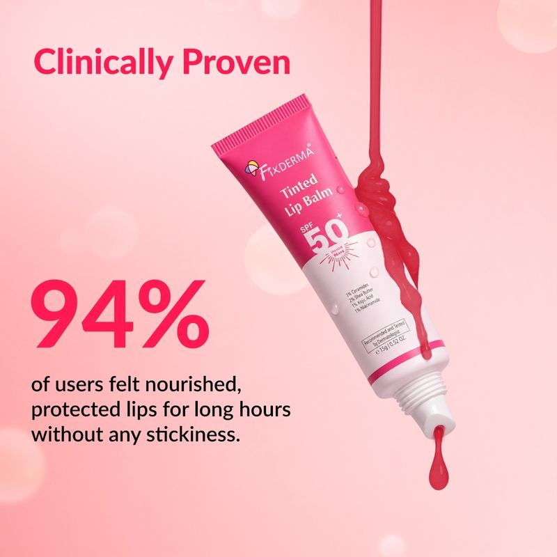 Fixderma 4% Kojic Acid Tinted Lip Balm, 15ml - Image 6