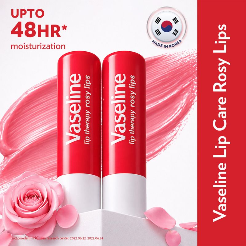 Vaseline Rosy Lips Tinted Lip Balm Stick Rose - Image 2