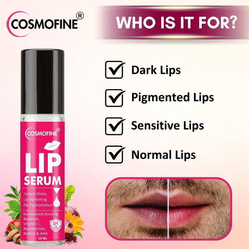 cosmofine Lip Serum Brightens & Reduces Dark Lips - Image 4