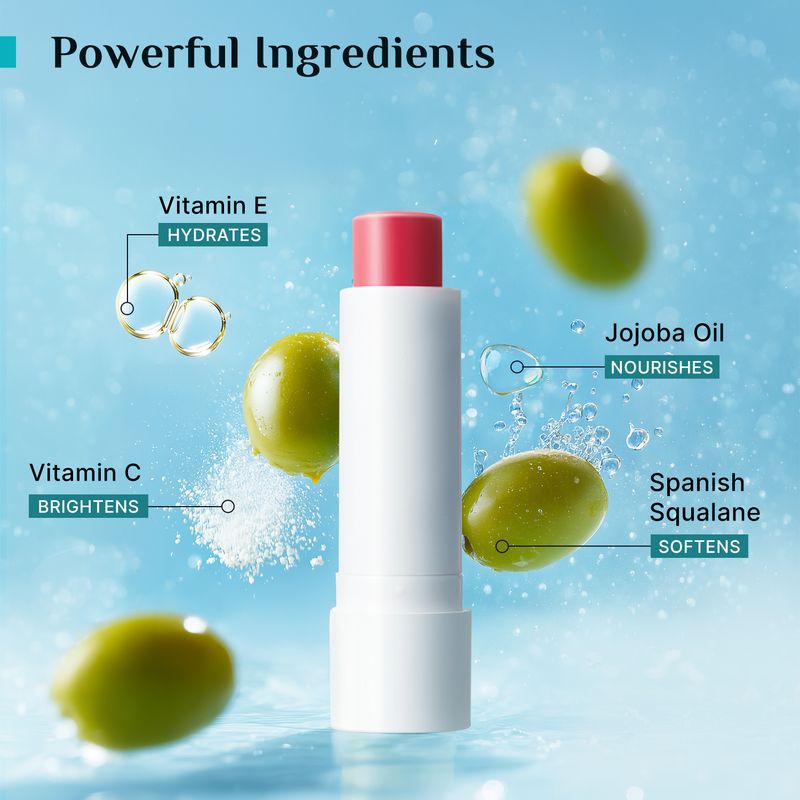 Pilgrim Vitamin C Tinted Lip Balm Strawberry - Image 4