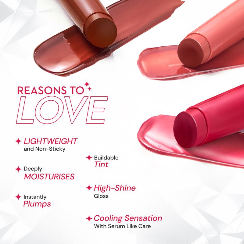 SUGAR Cosmetics Glide Peptide Plumping Gloss Stick - Image 3