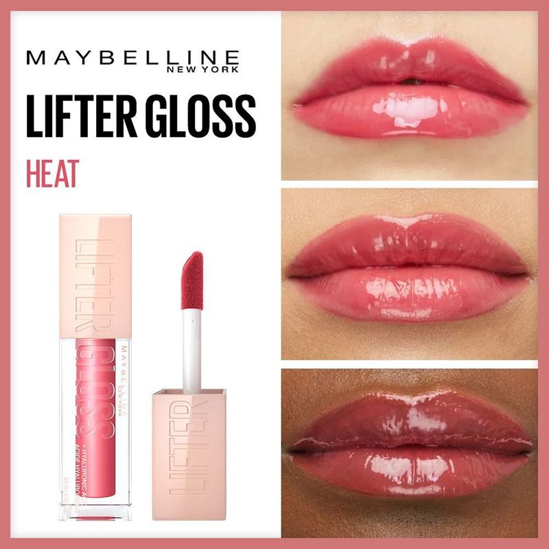 Maybelline New York Lifter Gloss Hydrating Lip Gloss Heat - Image 6