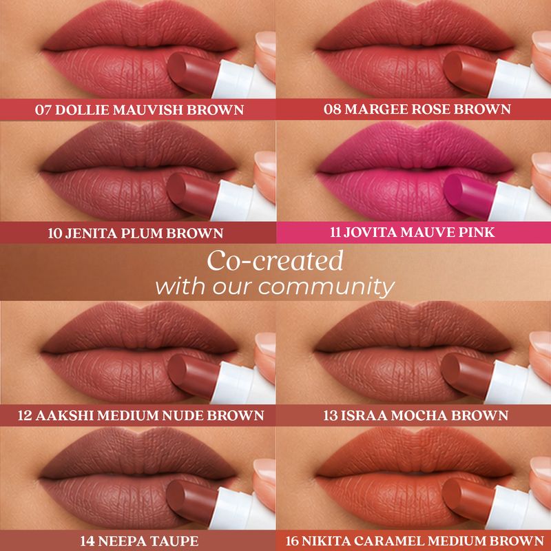 Just Herbs Herb Enriched Lipstick Kit, 8 Shades, 9.6g - Image 7