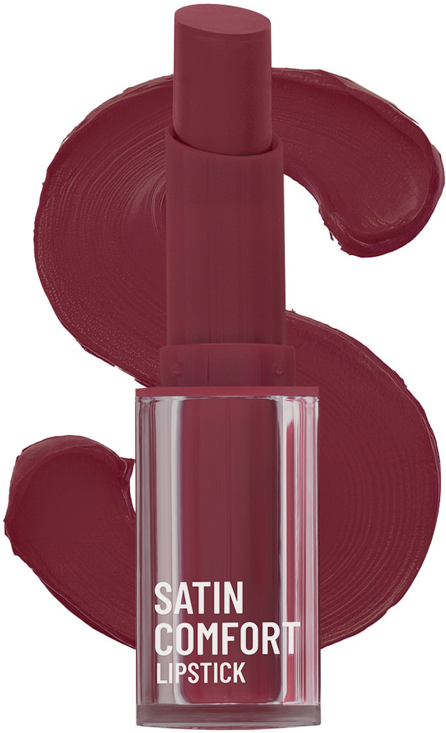 SWISS BEAUTY Satin Comfort Lipstick | Ultra Hydrating | Highly Pigmented | Satin Matte Finish - Price in India, Buy SWISS BEAUTY Satin Comfort Lipstic