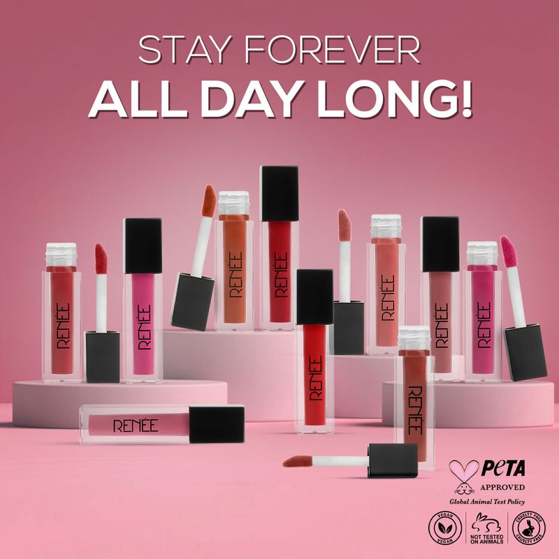 Renee Stay Matte Liquid Lipstick Combo - 10 Pieces - Image 6