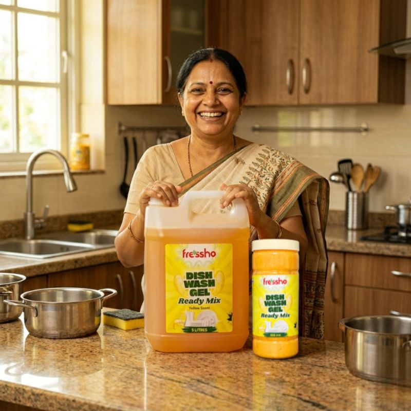 Fressho Detergent & Dishwash Gel Combo - Image 5