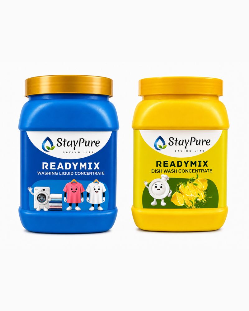 Staypure Readymix Combo Detergent x Dishwash Concentrate - Image 2