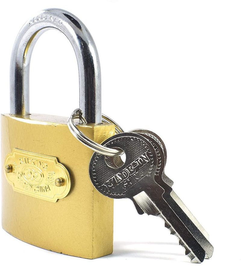 TruVeli House Stainless Steel Gold Lock - Image 3