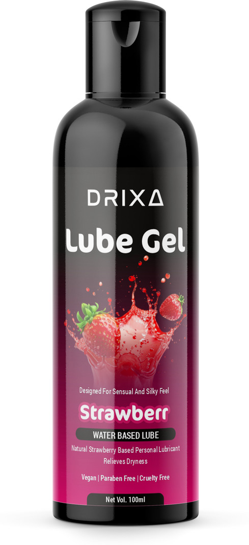 drixa epic strawberry lube water based lubricant