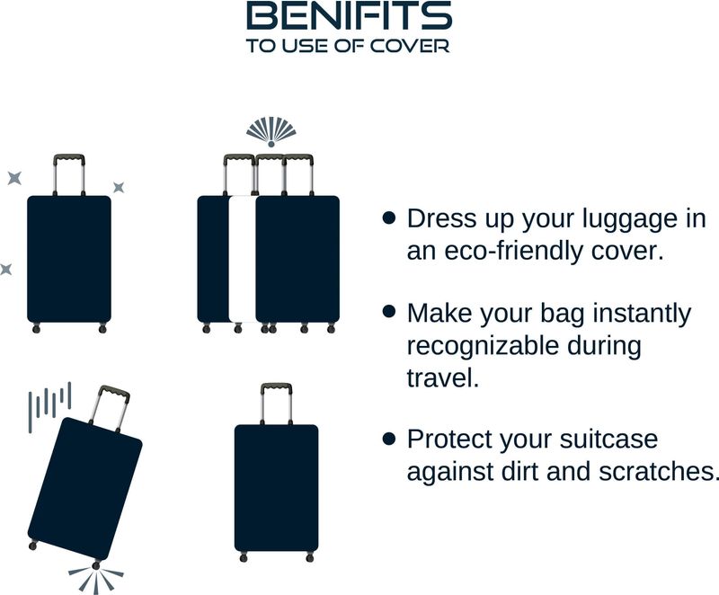 TRENDGROWW Multi Plane Theme Trolley Bag Cover - Image 5