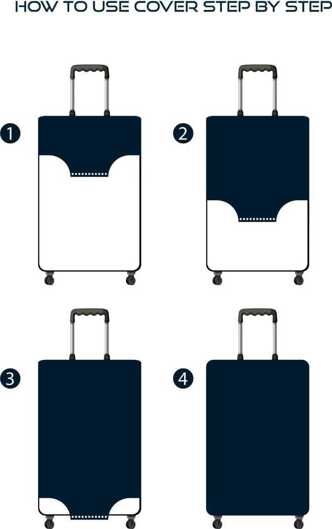 TRENDGROWW Multi Plane Theme Trolley Bag Cover - Image 6