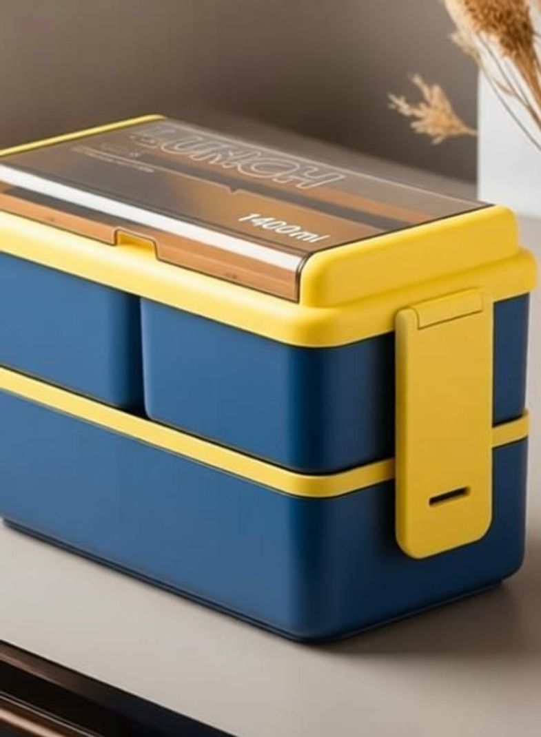 OMORTEX Section Lock Lunch Box 3 Containers - Image 5