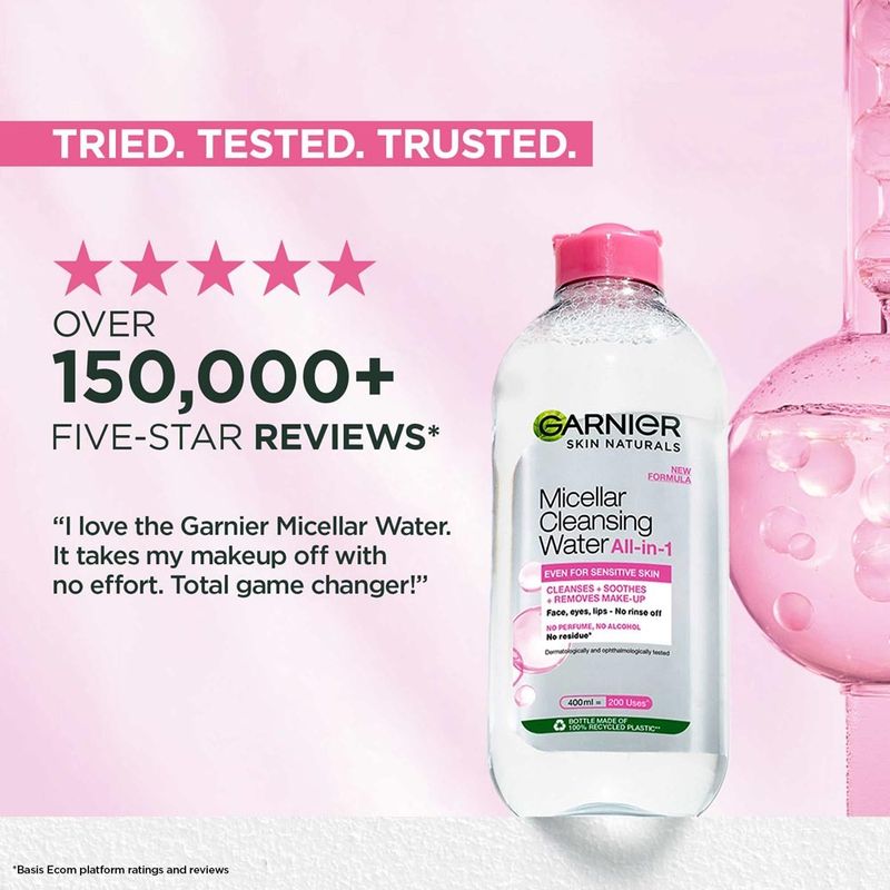 GARNIER Micellar Cleansing Water, Gentle Cleanser - Image 4