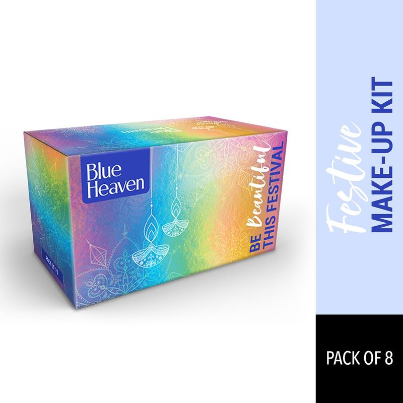 Blue Heaven Festive Makeup Kit Fair Tone 8pc - Image 3