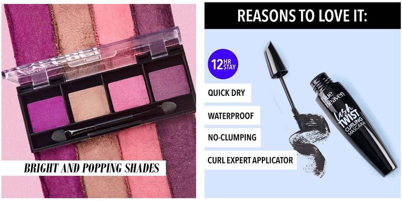 Blue Heaven Festive Makeup Kit Fair Tone 8pc - Image 5
