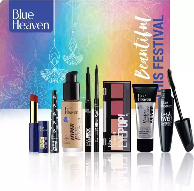 Blue Heaven Festive Makeup Kit Fair Tone 8pc - Image 2