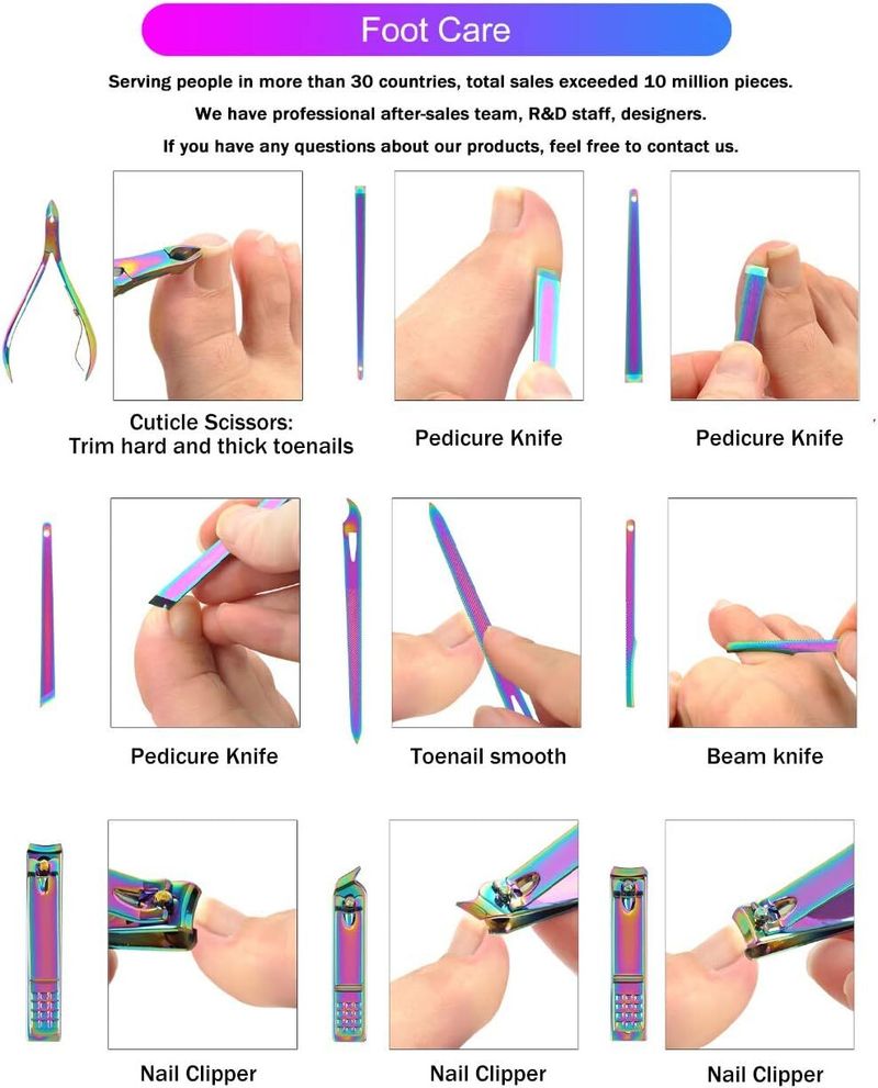 THR3E STROKES Manicure Pedicure Kit - Image 4