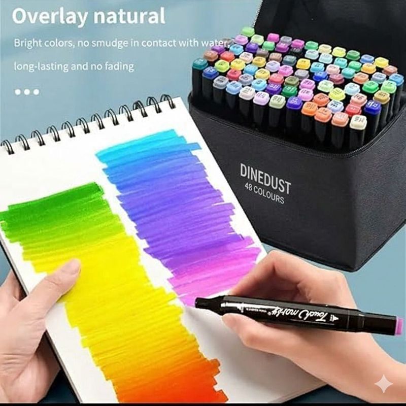 DINEDUST Dual Tip Art Markers for Kids - Image 5