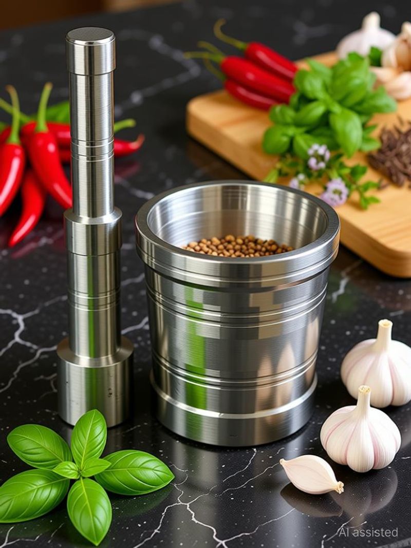 TopQore Kitchen Mortar & Pestle - Image 4