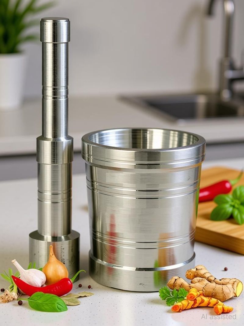 TopQore Kitchen Mortar & Pestle - Image 5