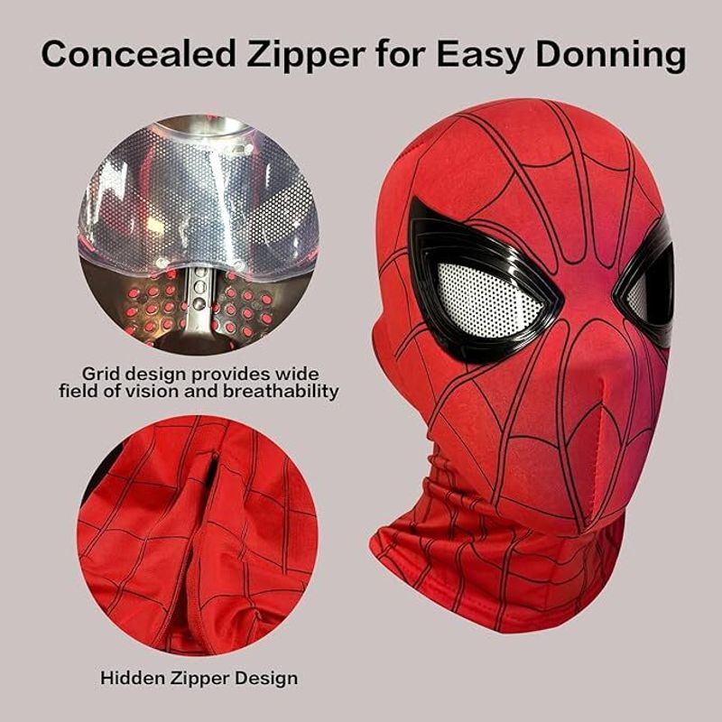 Wengonvila Kids Spider-Style Superhero Mask - Image 3