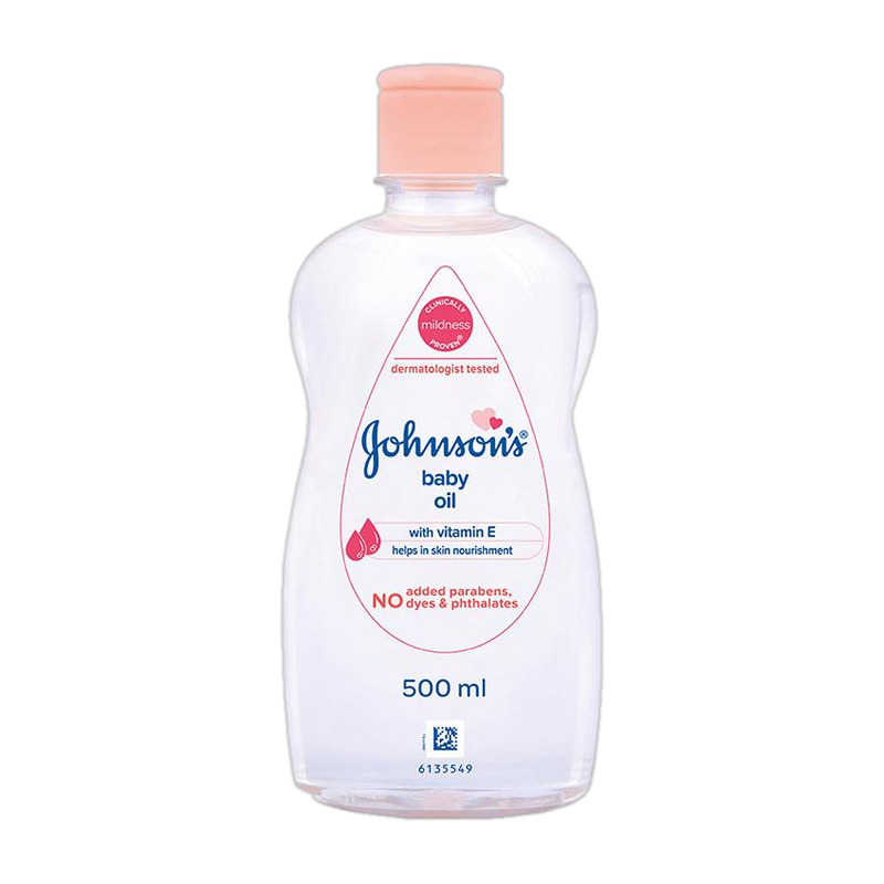 JOHNSON'S Baby Oil with Vitamin E (500 ml)