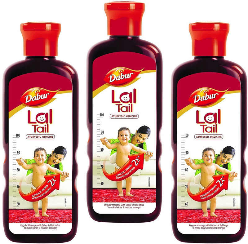 Dabur Ayurvedic Baby Massage Oil 500MlClinically Tested 2X Faster Physical Growth