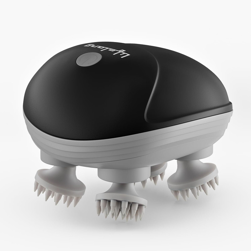 Lifelong LLM1270 Rechargeable Scalp Massager Massager (Black)