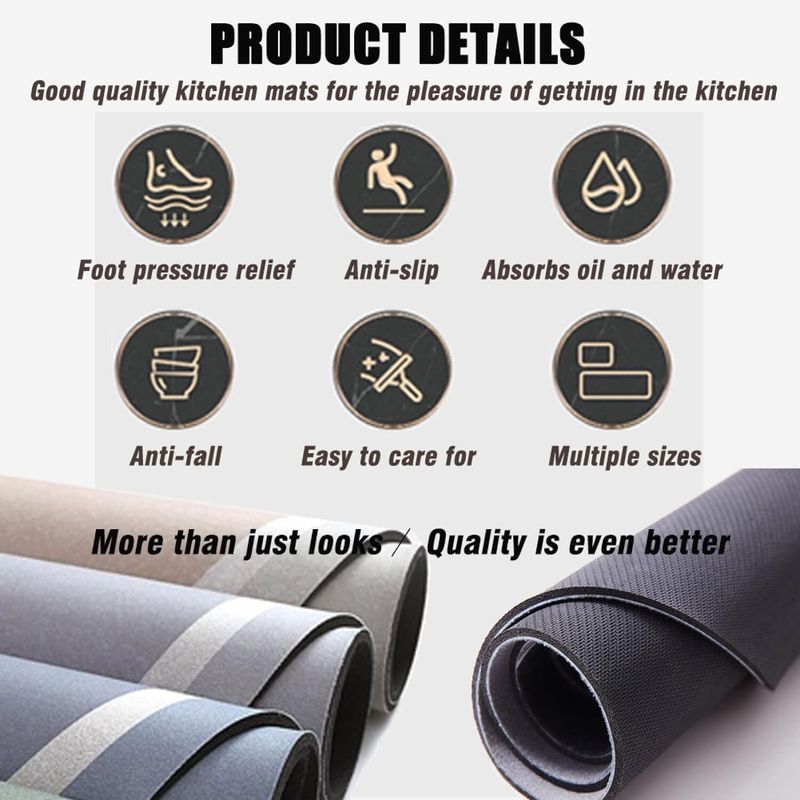 FAST MART 120cm x 40cm Rubber Carpet - Image 3