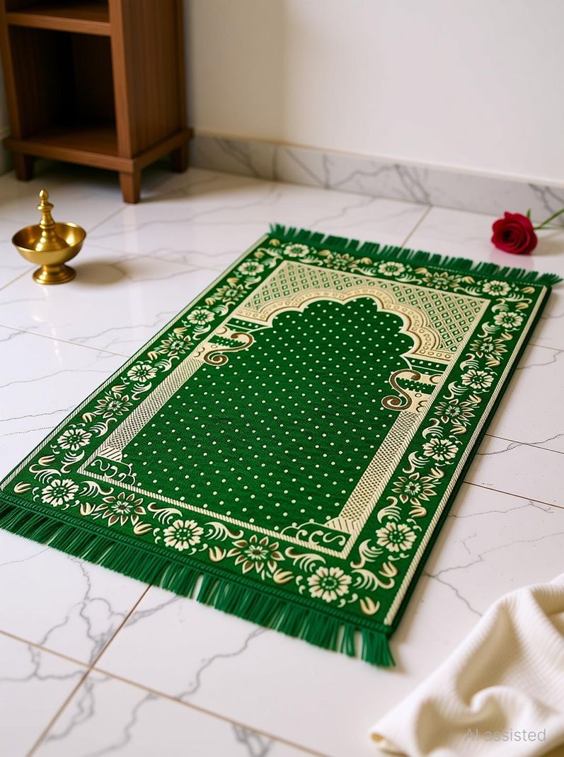 Tijane Velvet Prayer Mat - Image 4