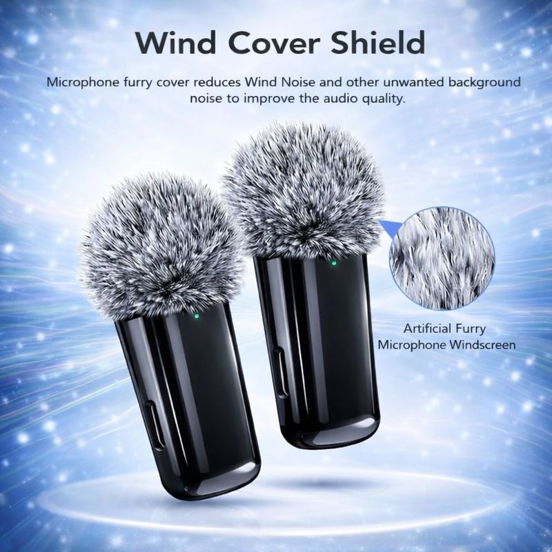 Monrix K6 Wireless Microphone for YouTube & Instagram Reels - Image 6
