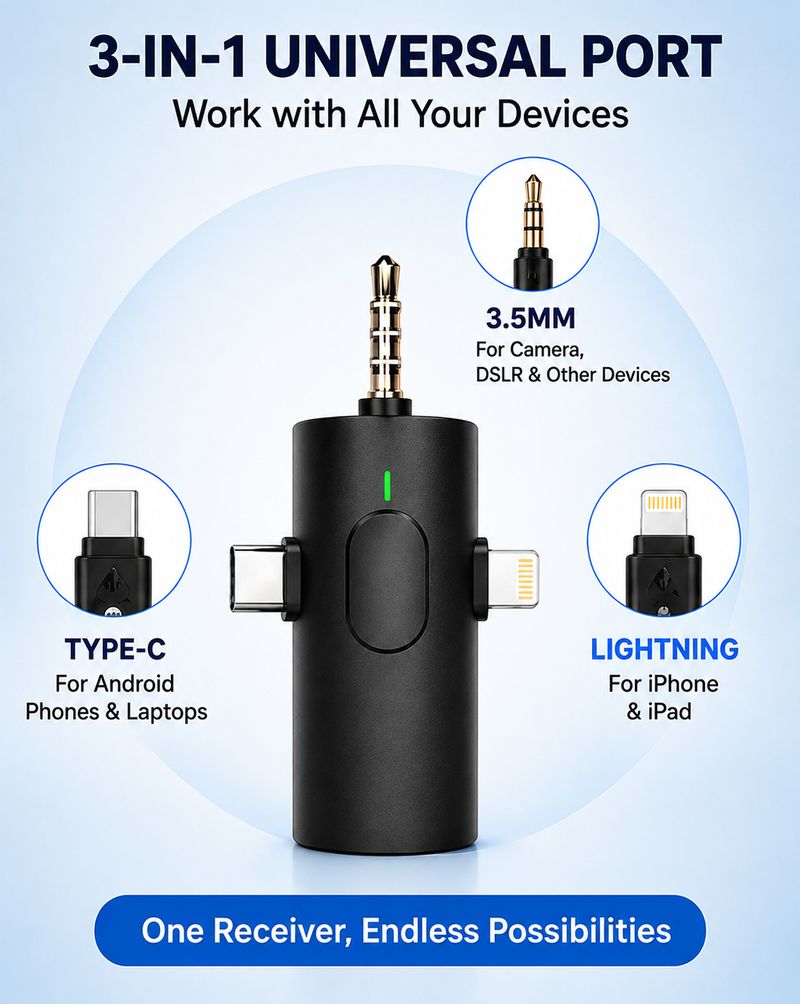 Fireshell Wireless Mic for YouTube Vlogging - Image 4