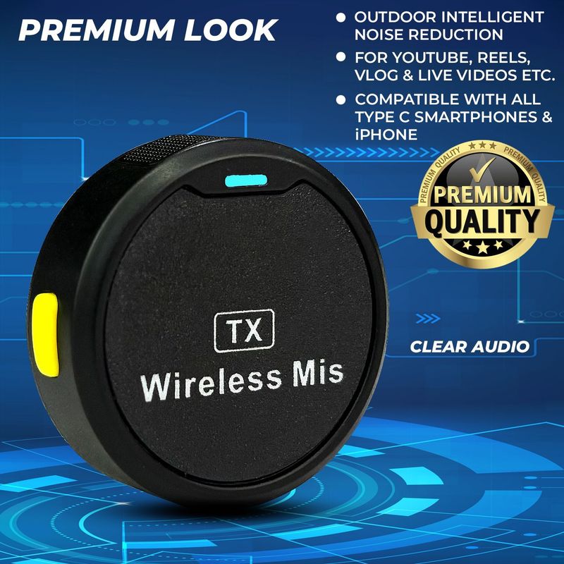WRADER Round Collar Mic for Vlogs - Image 4