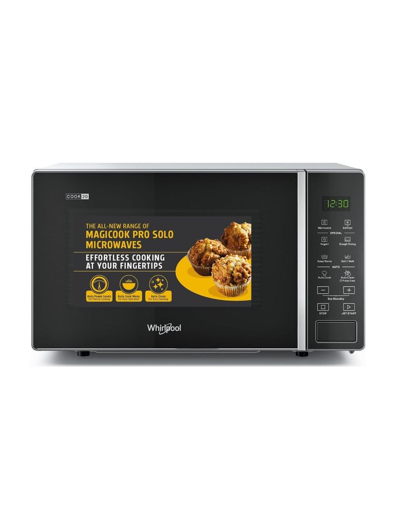 Whirlpool 20L Solo Microwave Oven MAGICOOK PRO 20SE Black - Image 2