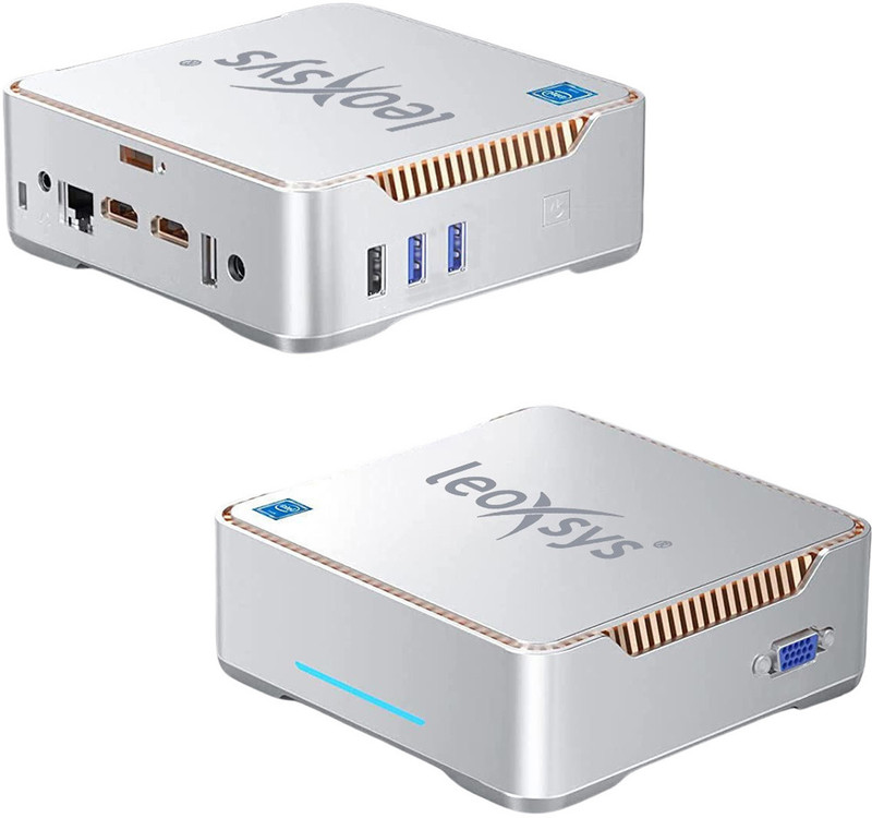 LeoXsys 2x HDMI,Triple Display,GIGALAN,Dual Band WiFi, Bluetooth - Windows 11, N5105, intel celeron 11th Generation, 800 MB Graphics Card, 16 GB DDR4,