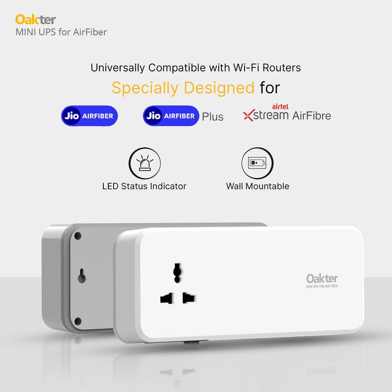 Oakter Mini UPS Air Fiber V3.0 Power Backup - Image 5