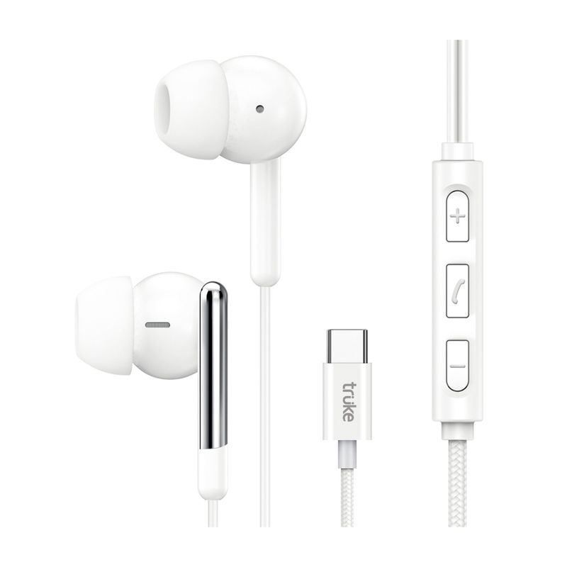 truke Bass H1 Wired Earphones with Type-C Jack - Image 2