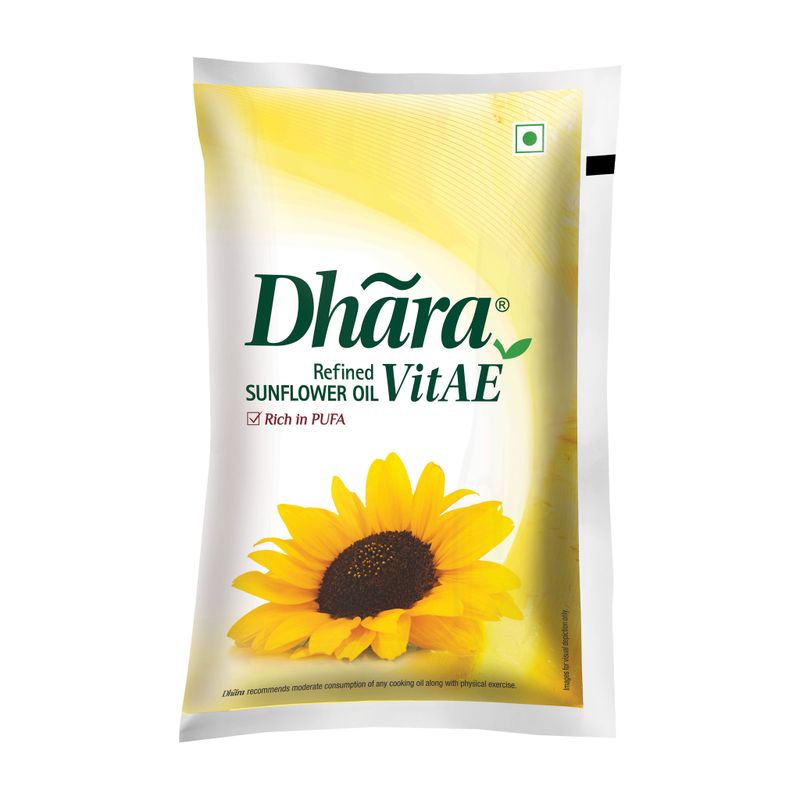 DHARA Refined Sunflower Oil (910 g)