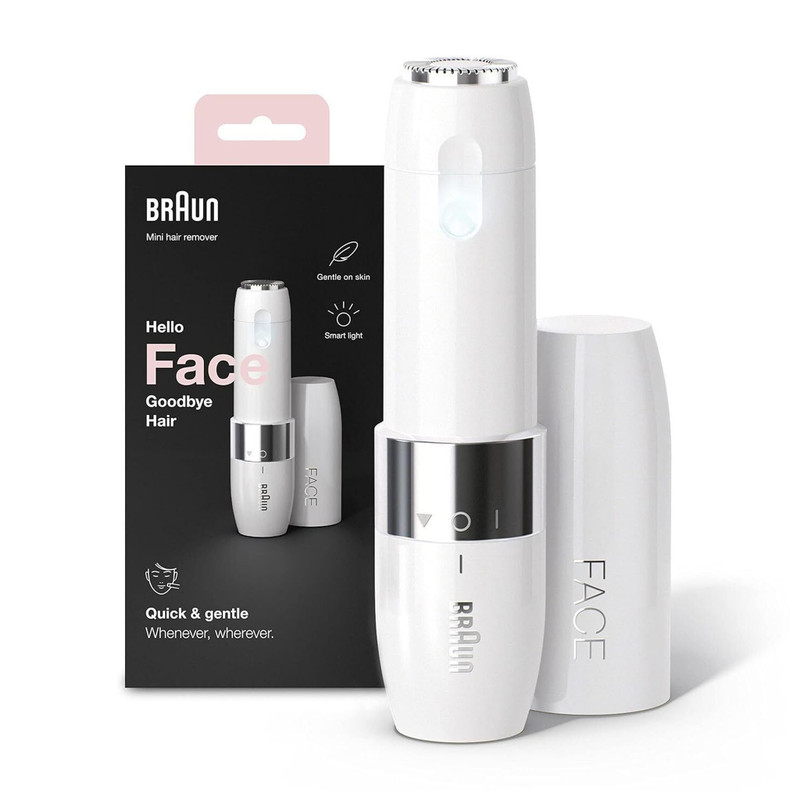 Braun Face Mini Hair Remover FS1000 Cordless for Women Cordless Epilator White