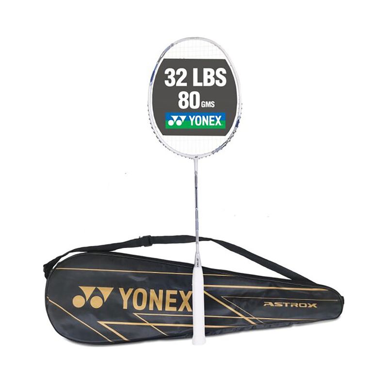 YONEX Astrox Attack 9 White Strung Badminton Racquet (80g) - Image 2