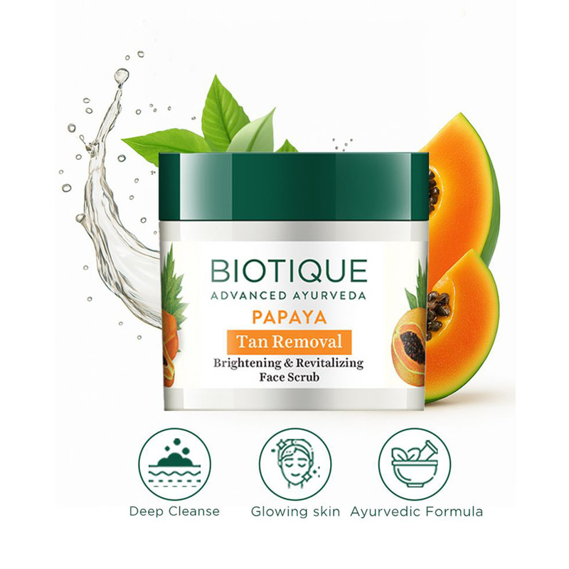 Brightening & Revitalizing Tan Removal Face Scrub|Detoxify & Cleanse Scrub (75 g)